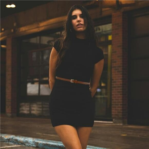 Womens Skinny Belts Set of 4 Gold Buckle Thin Waist Belts for Jeans Dress - Picture 3 of 7